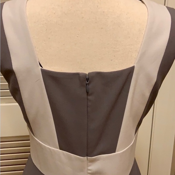 Andrew Marc Dress, Marc New York Dress in Taupe and Beige, Size 6 - Picture 6 of 14